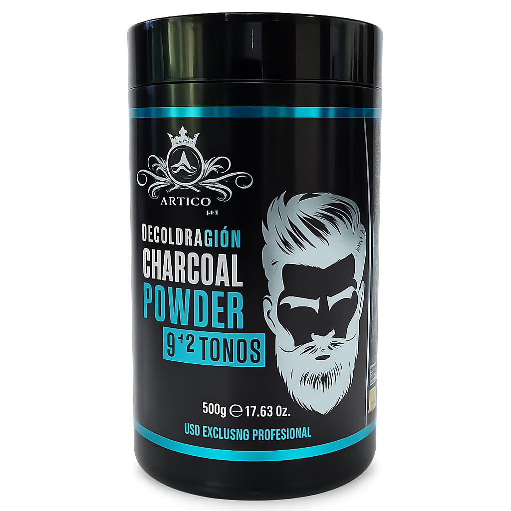 Artico Men - Decoloración Charcoal 9+2 Tonos Profesional 500g