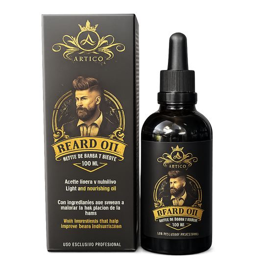 Artico MEN – Aceite Hidratante para Barba con Ricino, Coco y Jojoba (30 ml)