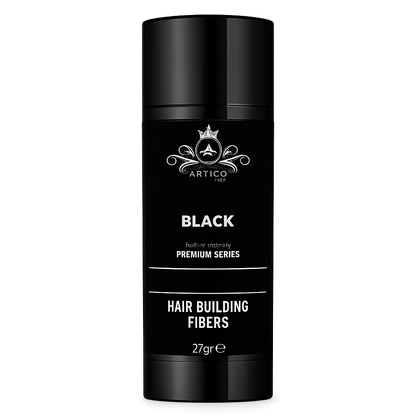Ártico Men – Fibra Capilar en Polvo Color Negro para Dar Densidad y Cubrir Zonas con Escasez (27 g)