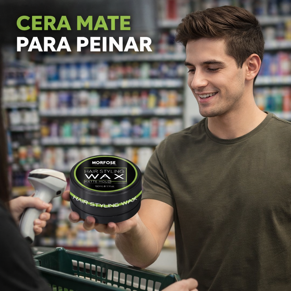 Ossion – Cera Capilar Styling Wax Fijación Media a Muy Fuerte para Peinado 150ml