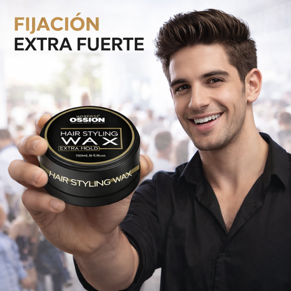 Ossion – Cera Capilar Styling Wax Fijación Media a Muy Fuerte para Peinado 150ml
