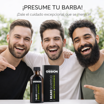 Ossion – Champú para Barba con Aceite de Argán y Almendras Amargas 100ml