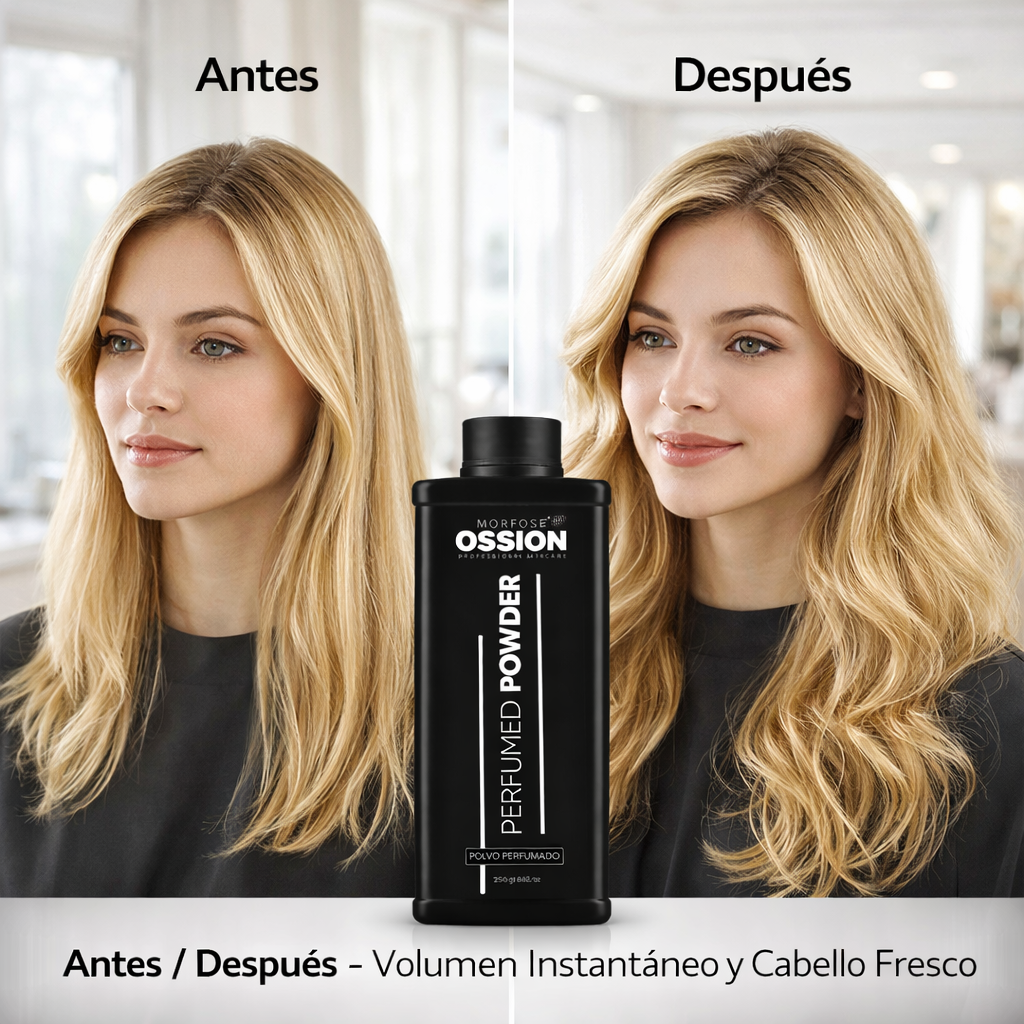 Ossion – Talco Perfumado Absorbente para Control de Humedad y Olor 250gr