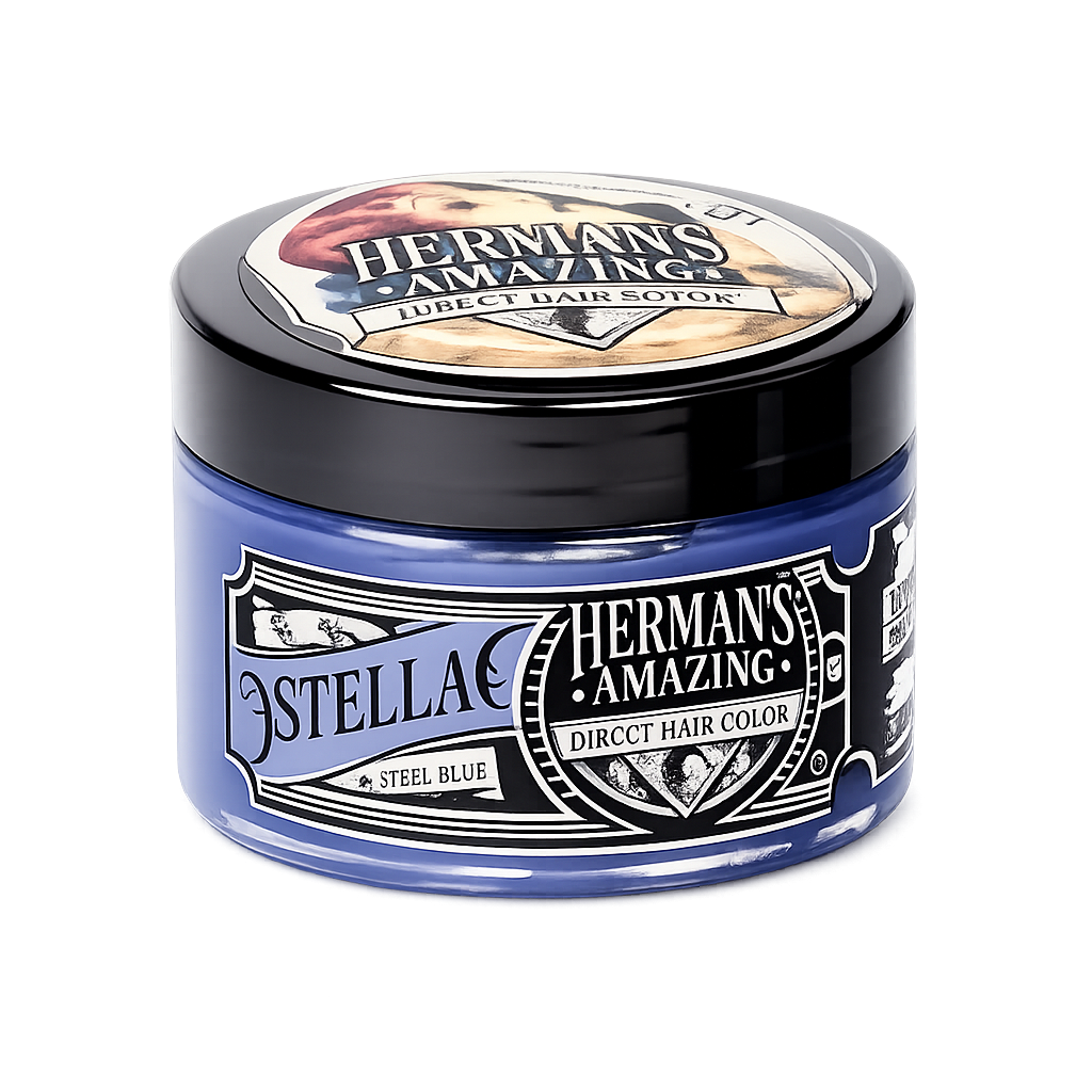 Herman’s Amazing – Mascarilla de color Stella Steel Blue para intensificar tonos fríos 125 ml