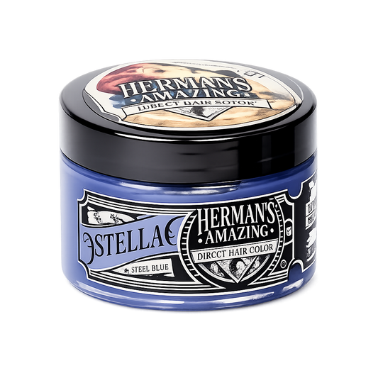 Herman’s Amazing – Mascarilla de color Stella Steel Blue para intensificar tonos fríos 125 ml