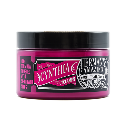 Herman’s Amazing – Mascarilla de color Cynthia Cyclamen para cabello 125ml