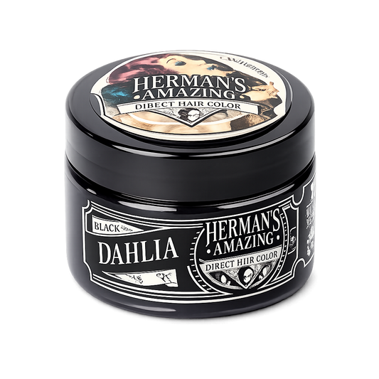 Herman's Amazing – Mascarilla color Black Dahlia, negro intenso 125 ml