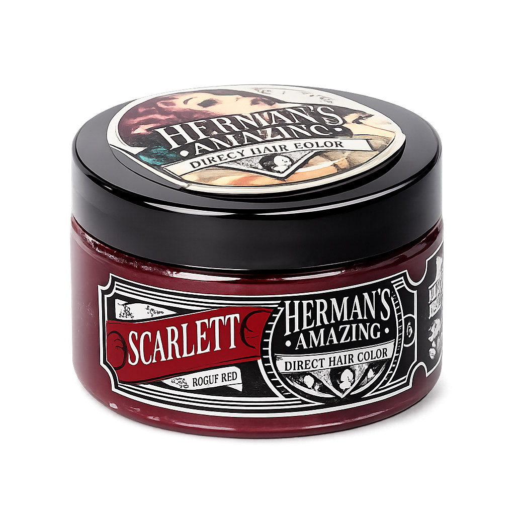 Herman’s Amazing – Mascarilla de color Scarlett Rogue Red 125ml