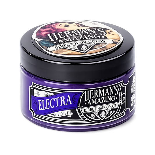 Herman’s Amazing – Mascarilla de color Electra Violet para intensificar tonos fantasía 125 ml