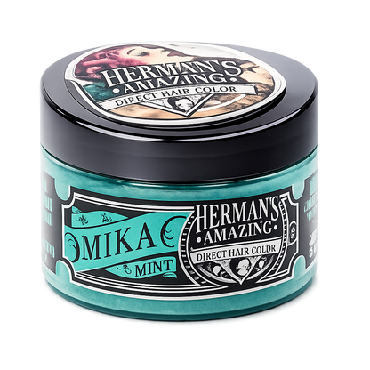 Herman’s Amazing – Mascarilla de color Mika Mint para mantener colores fantasía 125ml