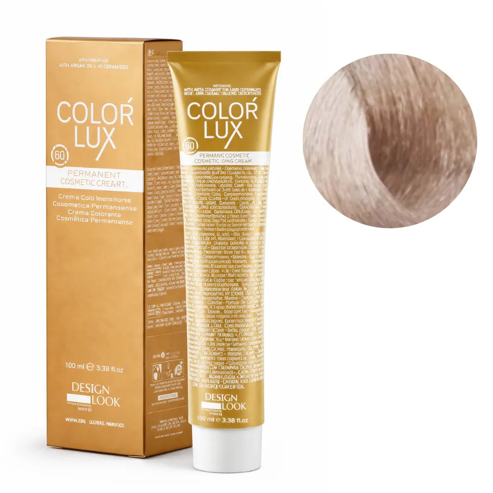 Color Lux Beige – Crema Colorante Permanente con Keratina y Argán para Cobertura de Canas 100ml
