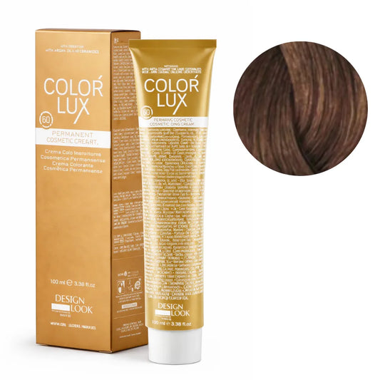 Color Lux Beige – Crema Colorante Permanente con Keratina y Argán para Cobertura de Canas 100ml