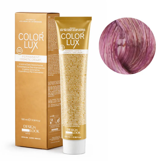 Color Lux Ceniza Violeta – Crema Colorante Permanente con Keratina y Argán para Cobertura de Canas 100ml