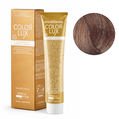Color Lux Chocolate – Crema Colorante Permanente con Keratina y Argán para Cobertura de Canas 100ml