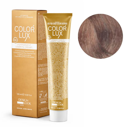 Color Lux Chocolate – Crema Colorante Permanente con Keratina y Argán para Cobertura de Canas 100ml