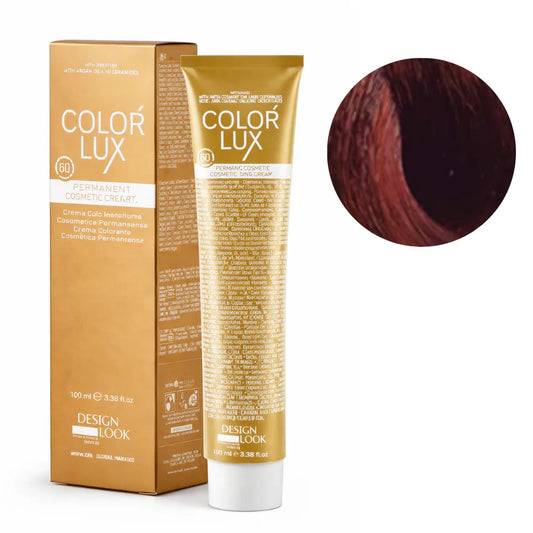 Color Lux Cobre Intenso – Crema Colorante Permanente con Keratina y Argán para Cobertura de Canas 100ml