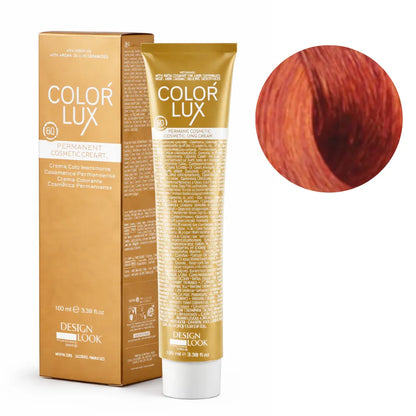 Color Lux Cobre Intenso – Crema Colorante Permanente con Keratina y Argán para Cobertura de Canas 100ml