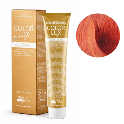Color Lux Cobre Intenso – Crema Colorante Permanente con Keratina y Argán para Cobertura de Canas 100ml