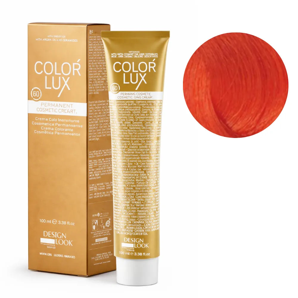 Color Lux Cobre Intenso – Crema Colorante Permanente con Keratina y Argán para Cobertura de Canas 100ml