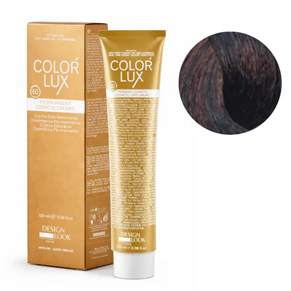 Color Lux Marrón – Crema Colorante Permanente con Keratina y Argán para Cobertura de Canas 100ml