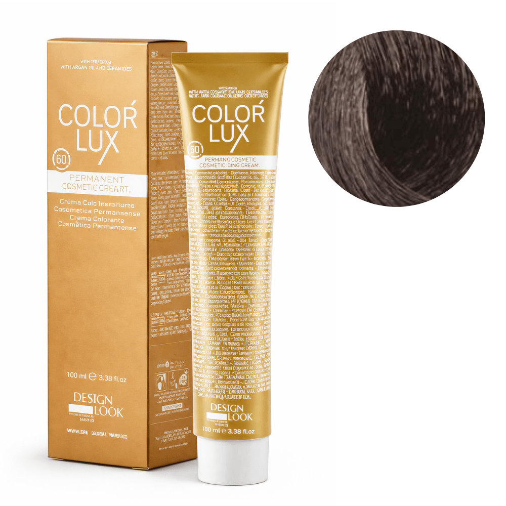 Color Lux Natural – Crema Colorante Permanente con Keratina y Argán para Cobertura de Canas 100ml