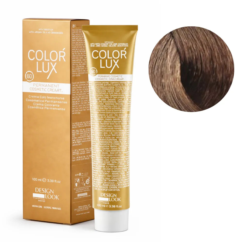 Color Lux Natural Inteso – Crema Colorante Permanente con Keratina y Argán para Cobertura de Canas 100ml