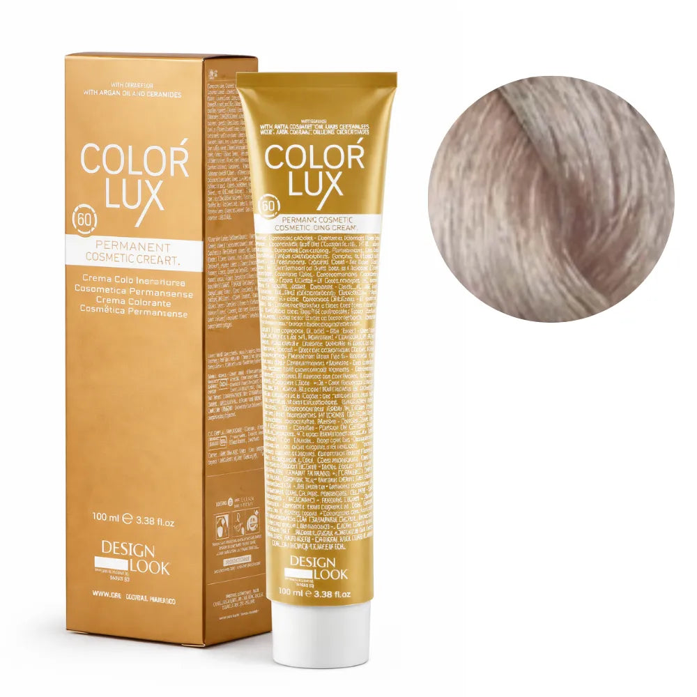 Color Lux Superaclarantes – Crema Colorante Permanente con Keratina y Argán para Cobertura de Canas 100ml
