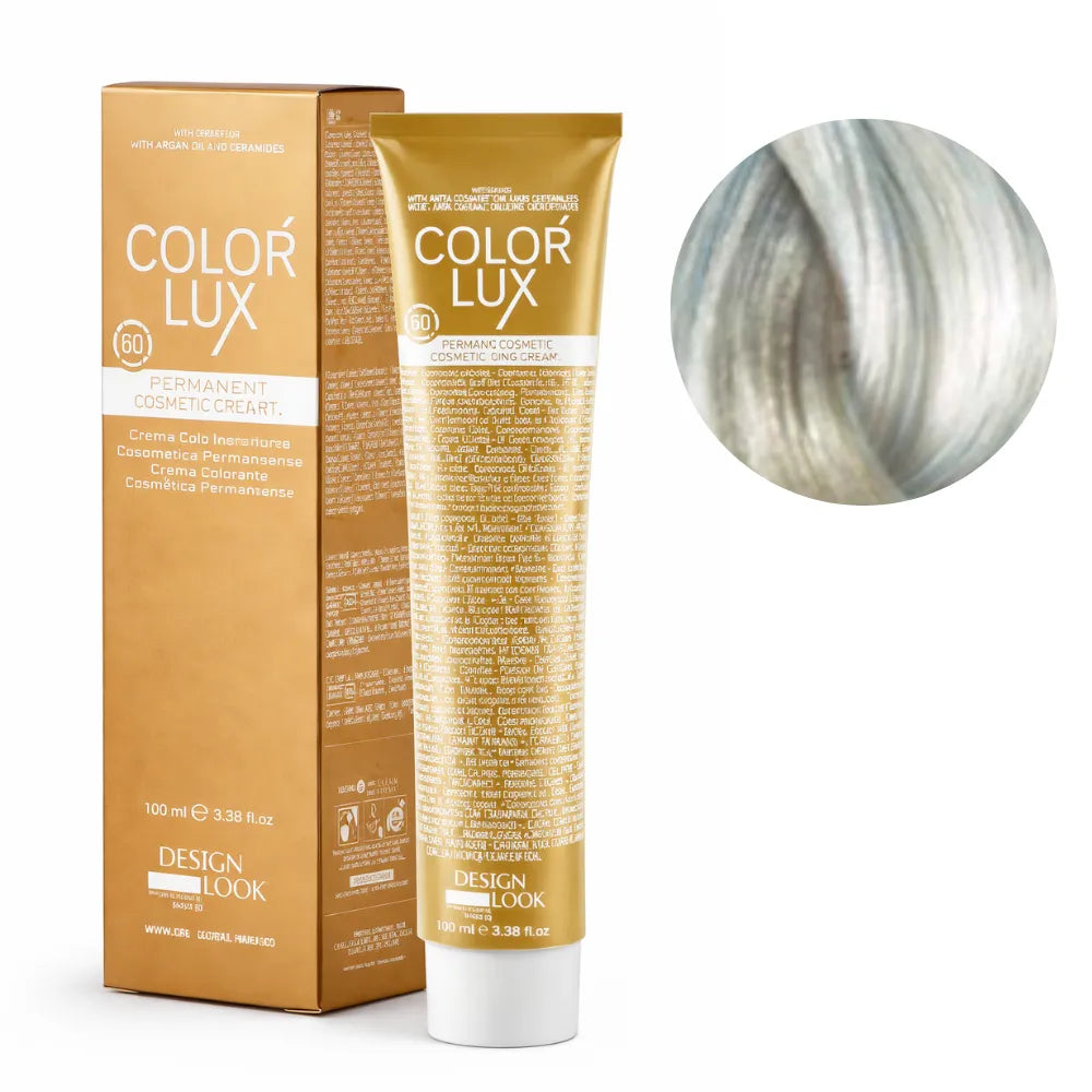 Color Lux Toners de Plata – Crema Colorante Permanente con Keratina y Argán para Cobertura de Canas 100ml