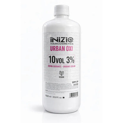 Inizia Hair Cosmetics – Crema Oxidante Profesional para Coloración, Activa Tinte, Uso Profesional, 1000ML
