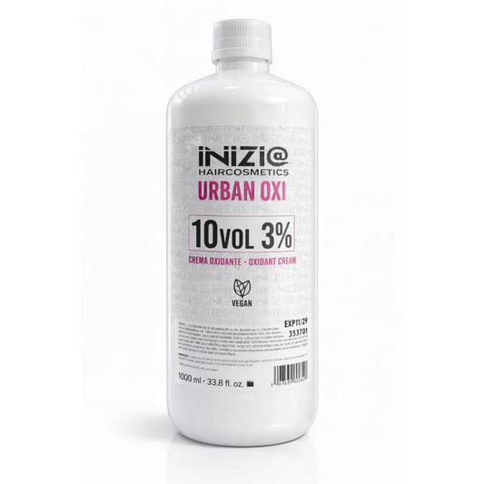 Inizia Hair Cosmetics – Crema Oxidante Profesional para Coloración, Activa Tinte, Uso Profesional, 1000ML