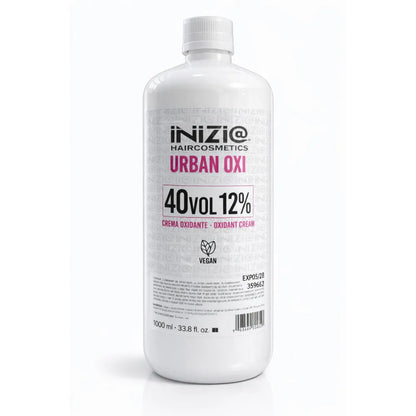 Inizia Hair Cosmetics – Crema Oxidante Profesional para Coloración, Activa Tinte, Uso Profesional, 1000ML