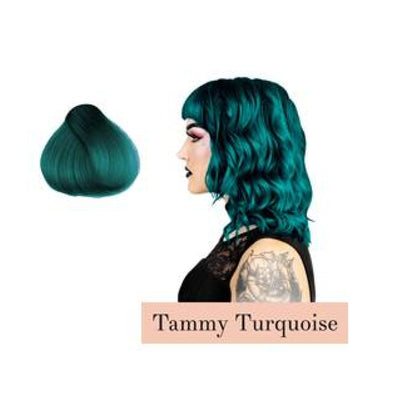 Herman’s Amazing – Mascarilla de color Tammy Turquoise para cabello 125 ml