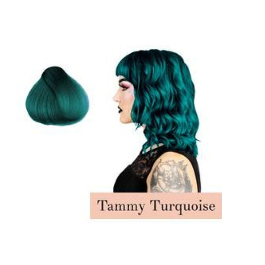 Herman’s Amazing – Mascarilla de color Tammy Turquoise para cabello 125 ml