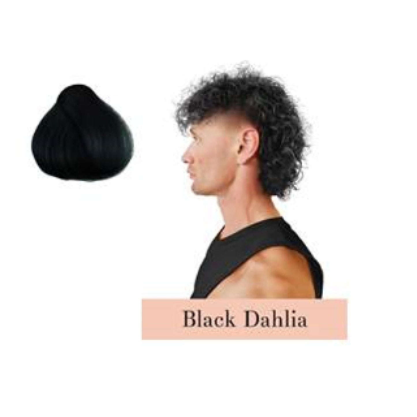 Herman's Amazing – Mascarilla color Black Dahlia, negro intenso 125 ml