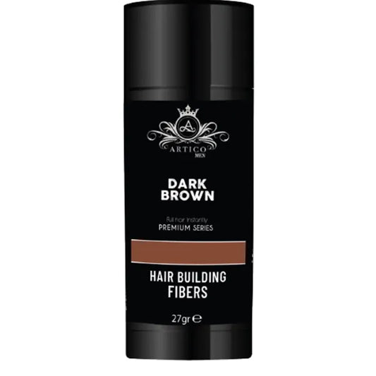 Ártico Men – Fibra Capilar en Polvo Color Marrón para Dar Densidad y Cubrir Zonas con Escasez (27 g)