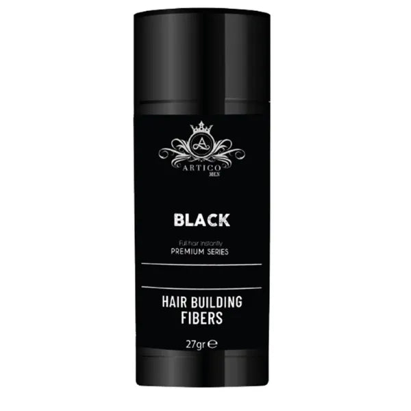 Ártico Men – Fibra Capilar en Polvo Color Negro para Dar Densidad y Cubrir Zonas con Escasez (27 g)