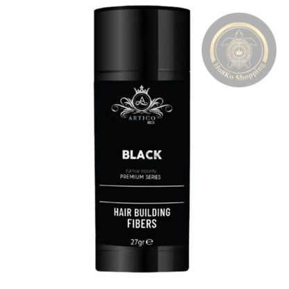 Ártico Men – Fibra Capilar en Polvo Color Negro para Dar Densidad y Cubrir Zonas con Escasez (27 g)