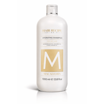 Maxi Look – Champú Hidratante con Macadamia para Cabello Seco 1000ml / 300ml