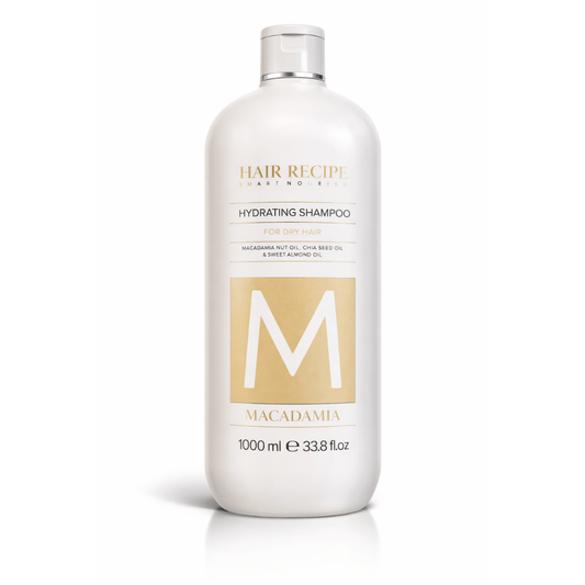 Maxi Look – Champú Hidratante con Macadamia para Cabello Seco 1000ml / 300ml
