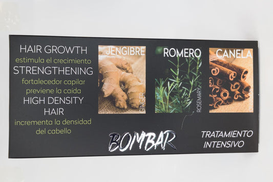 Inizia Bombar Loción Anticaída con Extracto de Romero – Fortalece y Reactiva el Crecimiento Capilar