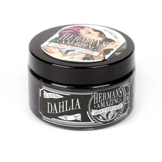 Herman's Amazing – Mascarilla color Black Dahlia, negro intenso 125 ml