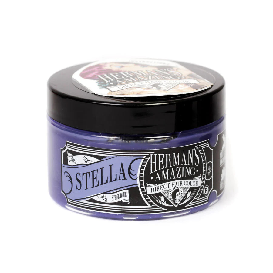 Herman’s Amazing – Mascarilla de color Stella Steel Blue para intensificar tonos fríos 125 ml