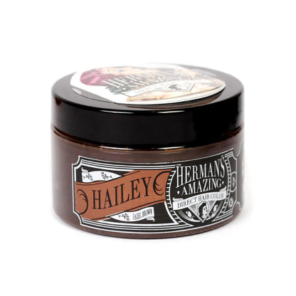Herman’s Amazing – Mascarilla de color Hailey Hazel Brown, marrón avellana temporal 125 ml