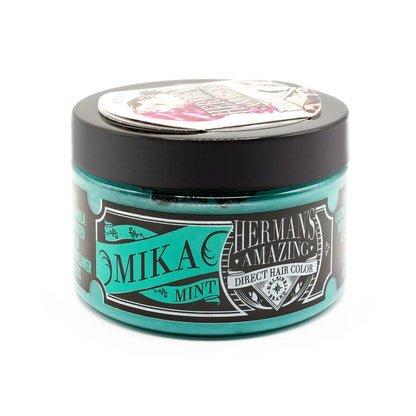 Herman’s Amazing – Mascarilla de color Mika Mint para mantener colores fantasía 125ml