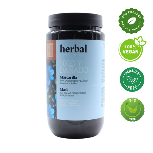 MASCARILLA PARA CABELLO SECO Y  DAÑADO CON EXTRACTO DE LINO 946ML