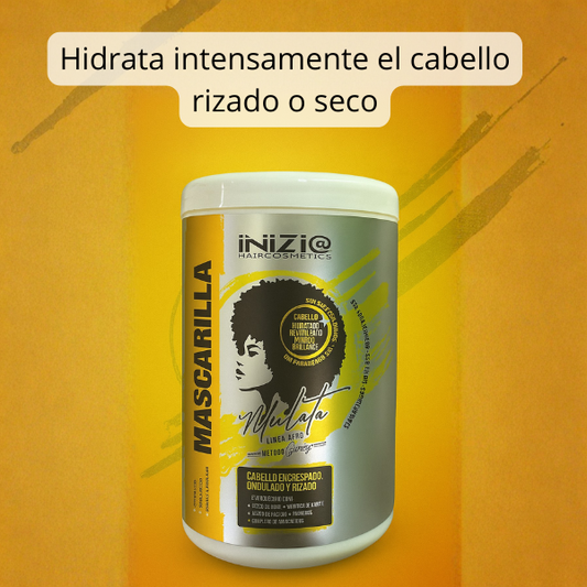 Mascarilla Mulata Línea Afro – Hidratación profunda y definición para rizos