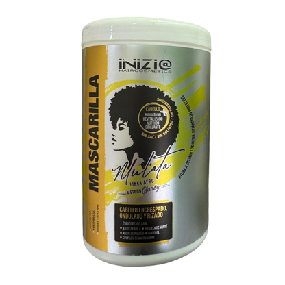 Mascarilla Mulata Línea Afro – Hidratación profunda y definición para rizos