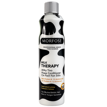 Morfose – Acondicionador Bifásico Milk Therapy con Proteínas de Leche, Vitaminas y Aminoácidos 400 ml