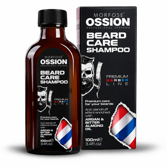 Ossion – Champú para Barba con Aceite de Argán y Almendra Amarga Hidratante Uso Diario 100ml