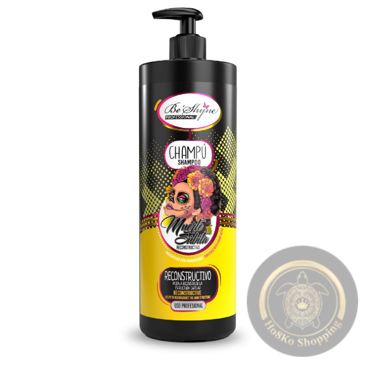 Be´Shyne® – Champú Reconstructivo Morte Súbita para Cabello Dañado 1L
